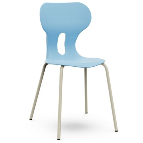 Chaise à coque et porte sac bleu océan