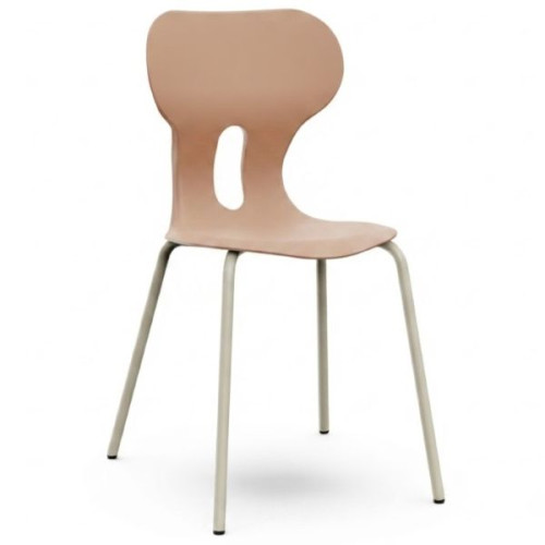 Chaise à coque et porte sac terracotta