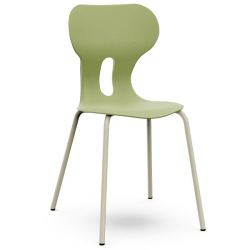 Chaise à coque et porte sac vert olive