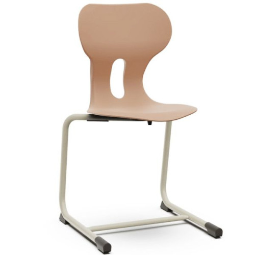 Chaise coque T4 à T6 terracotta clair