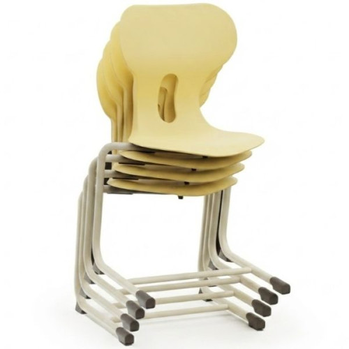 Chaise empilable coque incurvée T4 à T6
