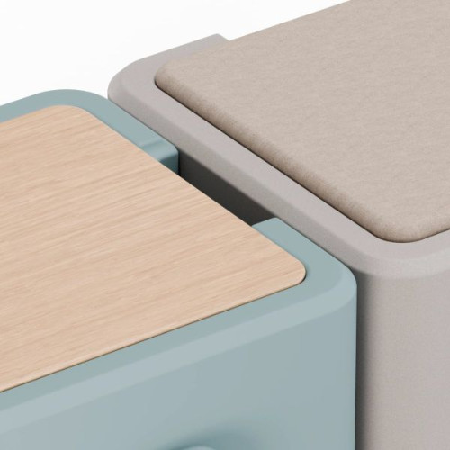 Pouf empilable et modulable