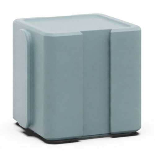 Pouf intérieur et extérieur gris ardoise