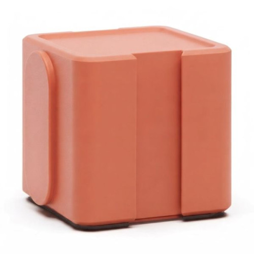 Pouf intérieur et extérieur saumon