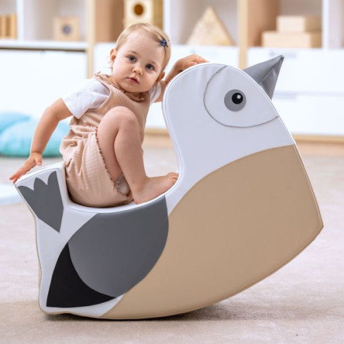 Assise bascule oiseau en mousse