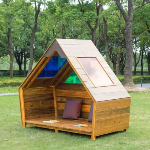 Cabane extérieur en bois pour enfants