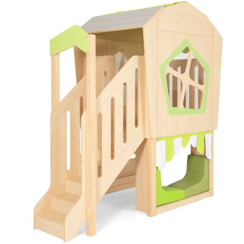 Cabane de jeu avec coin lecture