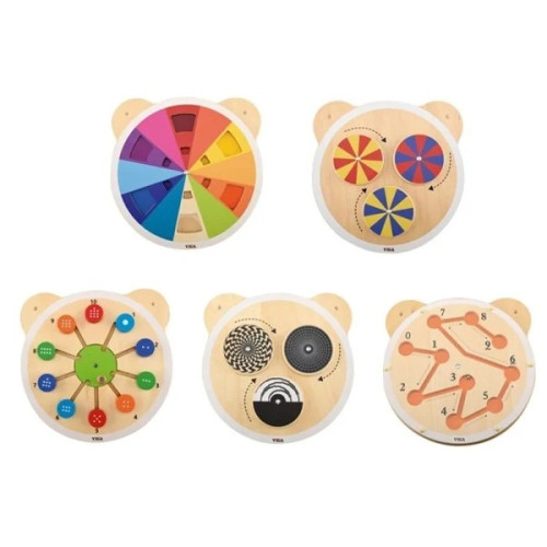 6 jeux muraux Viga Toys