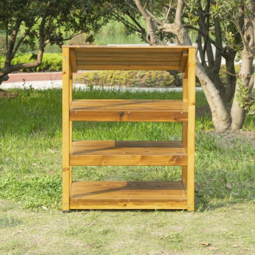 Étagère 3 niveaux rangement jeux extérieur