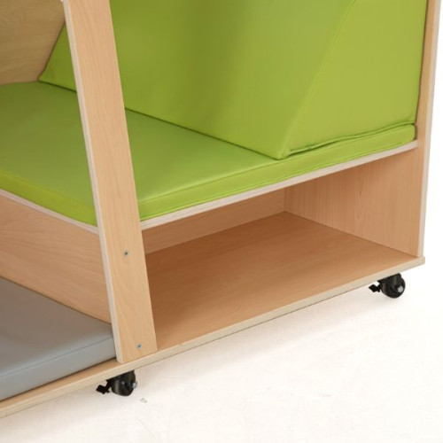 Espace pour le rangement maisonnette mobile
