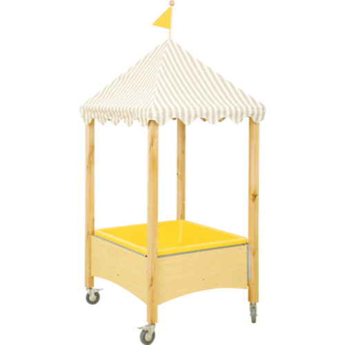 Tables mobiles avec bacs à eau et sable