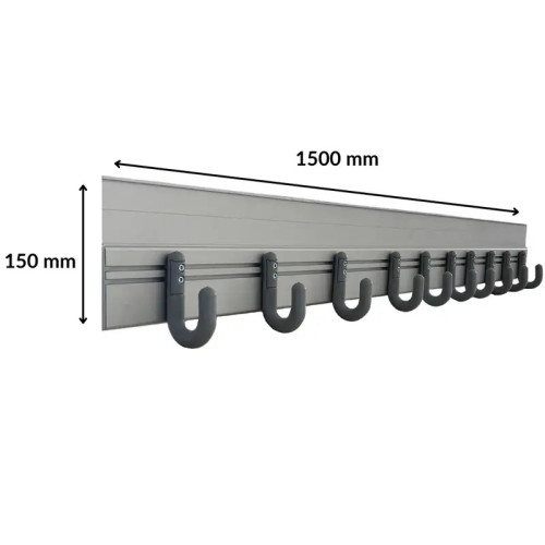 Schéma lisse ALU avec 10 patères