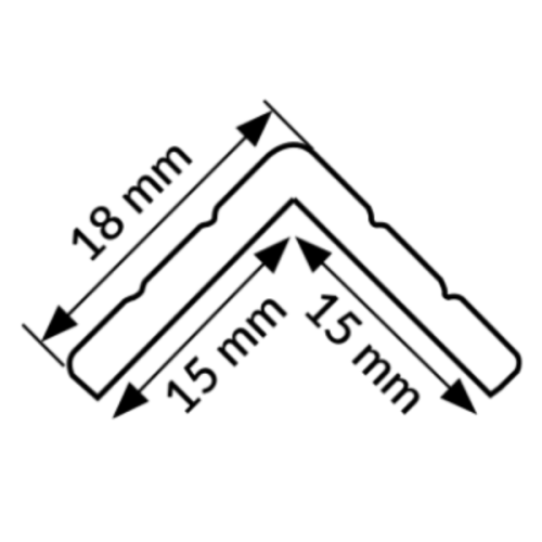 Schéma protection des coins et arêtes de murs en SEBS