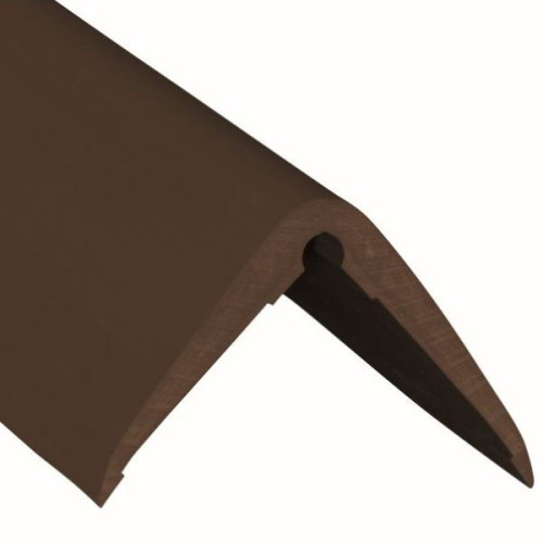 Protection d'angle de mur en SEBS marron