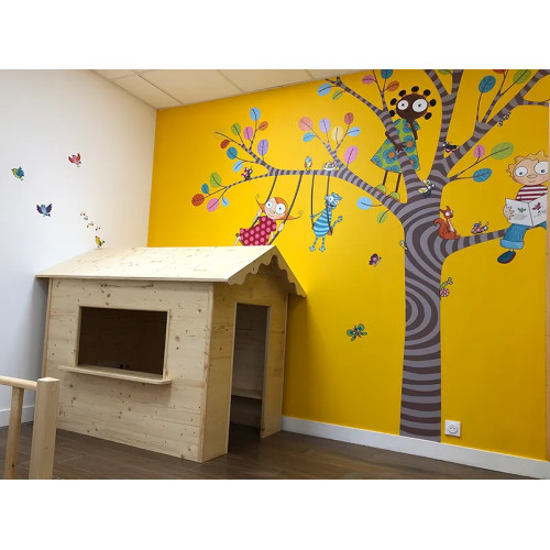 Sticker décoration crèche