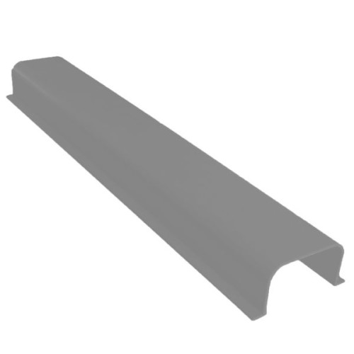 Lot de 5 protège conduits 40 x 70 x 500 mm gris
