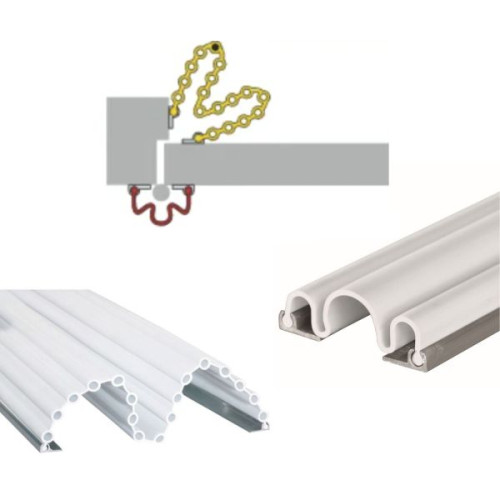 Kit anti pince doigts porte ouverture 180 degrés blanc