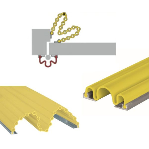 Kit anti pince doigts porte ouverture 180 degrés jaune