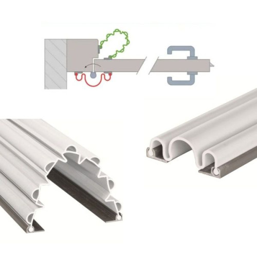 Kit anti pince doigts porte ouverture 90° blanc