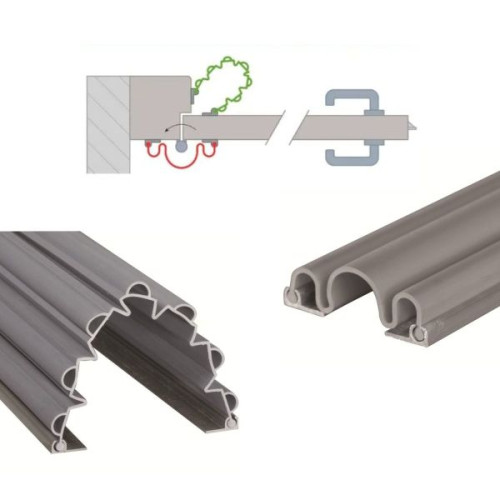 Kit anti pince doigts porte ouverture 90° gris
