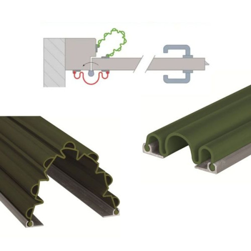 Kit anti pince doigts porte ouverture 90° vert foncé