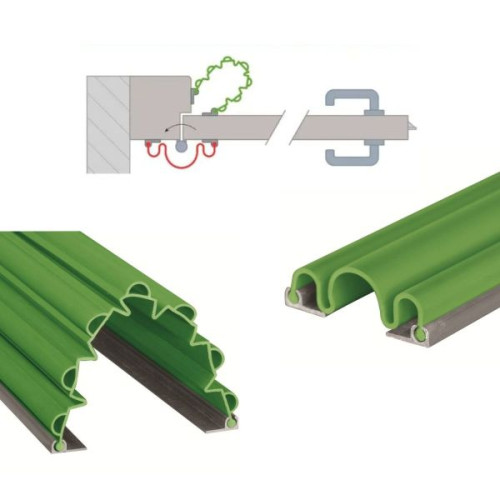 Kit anti pince doigts porte ouverture 90° vert pomme