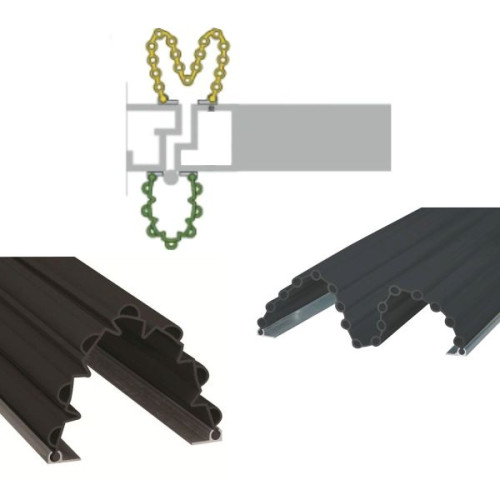Pack anti pincement ouverture 90 ou 180 degrés noir