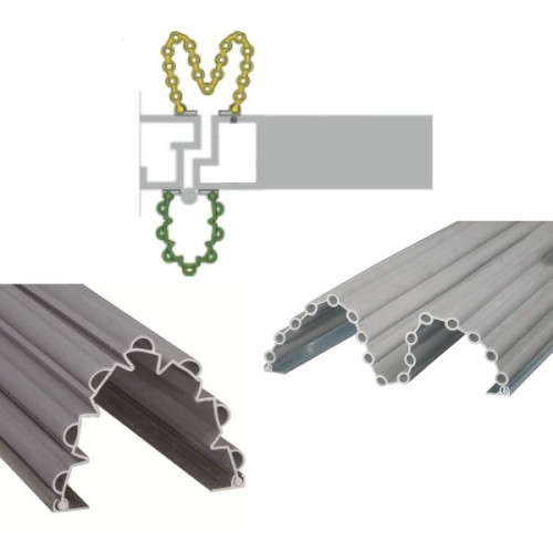 Pack anti pincement ouverture 90 ou 180 degrés gris
