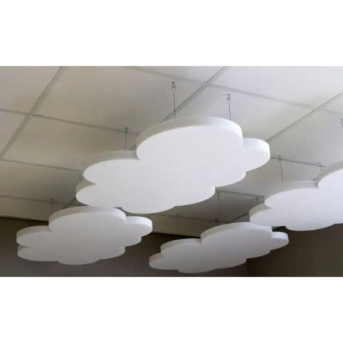 Nuage acoustique mural et plafond posé au plafond