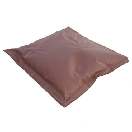 Pouf carré à billes 130 x 130 cm prune