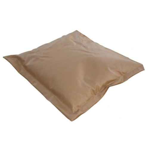Pouf carré à billes 130 x 130 cm terre