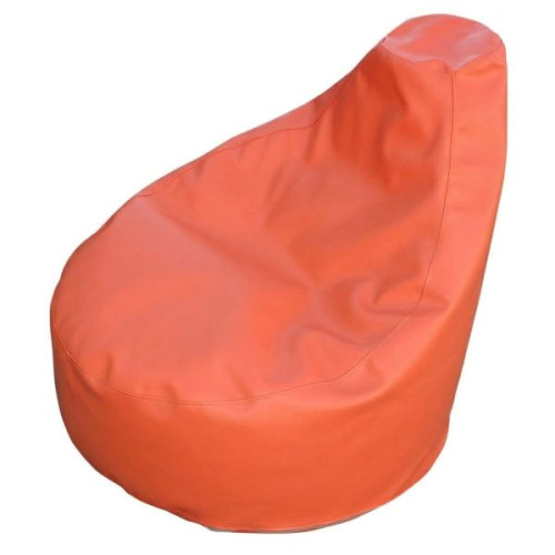 Pouf à billes adulte transat rouge