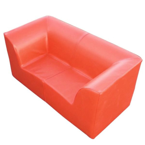 Canapé bébé 2 places assise 17 ou 22 cm rouge