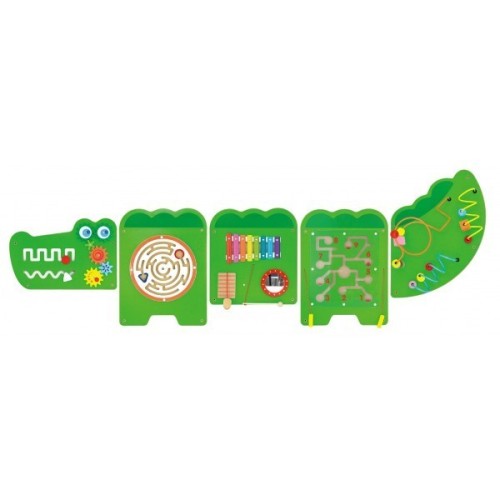 Grand jeu mural crocodile