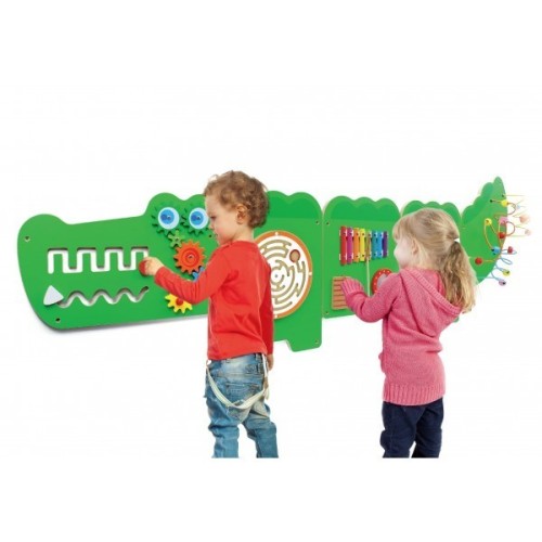 Grand jeu mural crocodile