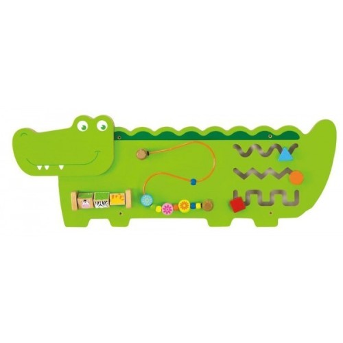 Panneau d'activité mural crocodile