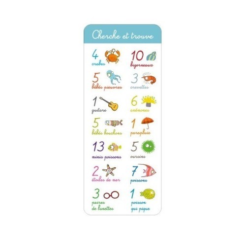 Jeu cherche et trouve - Mer