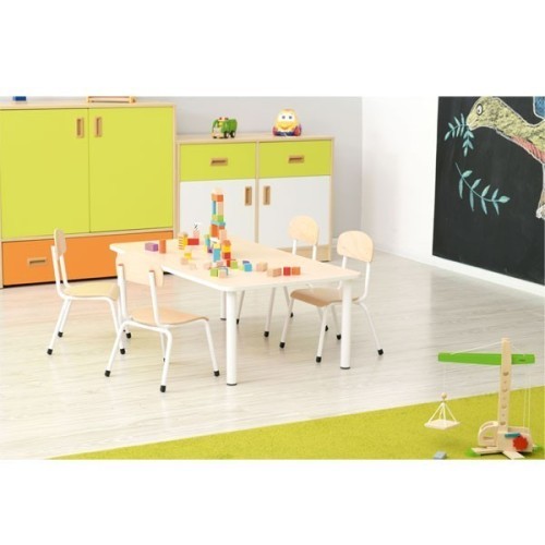 Pack table carrée et 4 chaises - T0