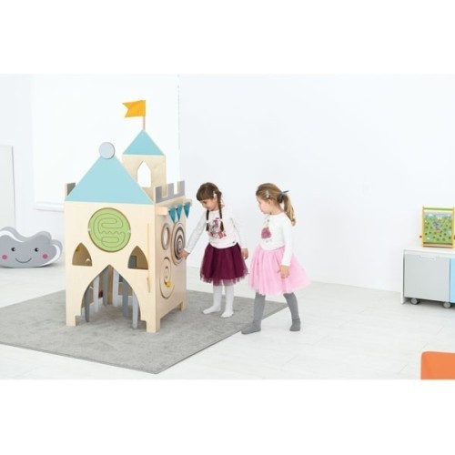 Totem château jeux de motricité