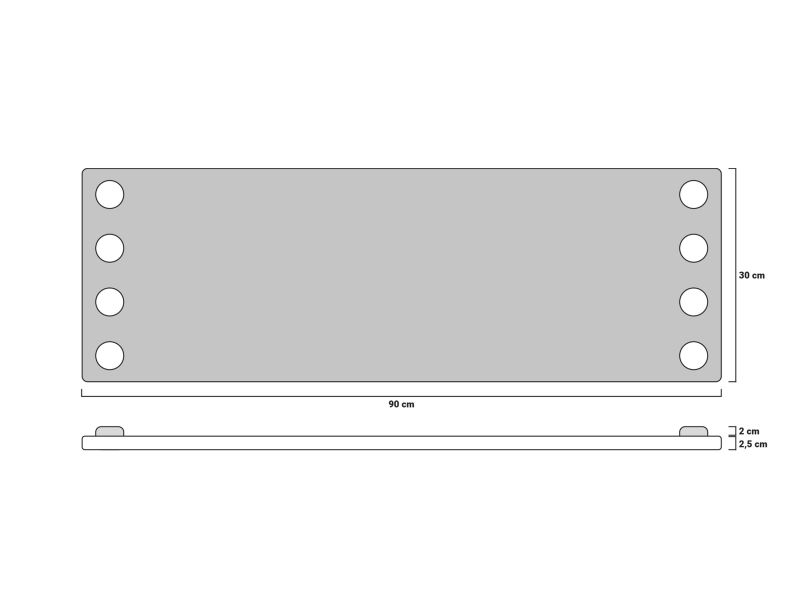 Dimensions des plaques pour grosses briques enfants