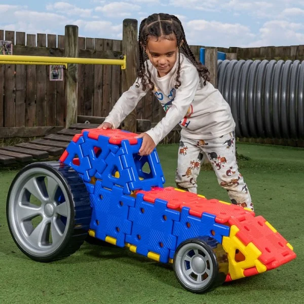 Jeu Polydron géant pour constructions collectives en école