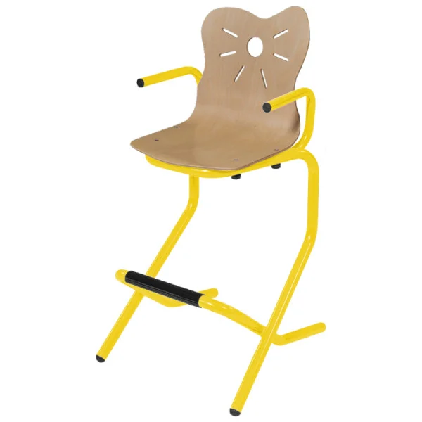Chaise haute pour cantine maternelle