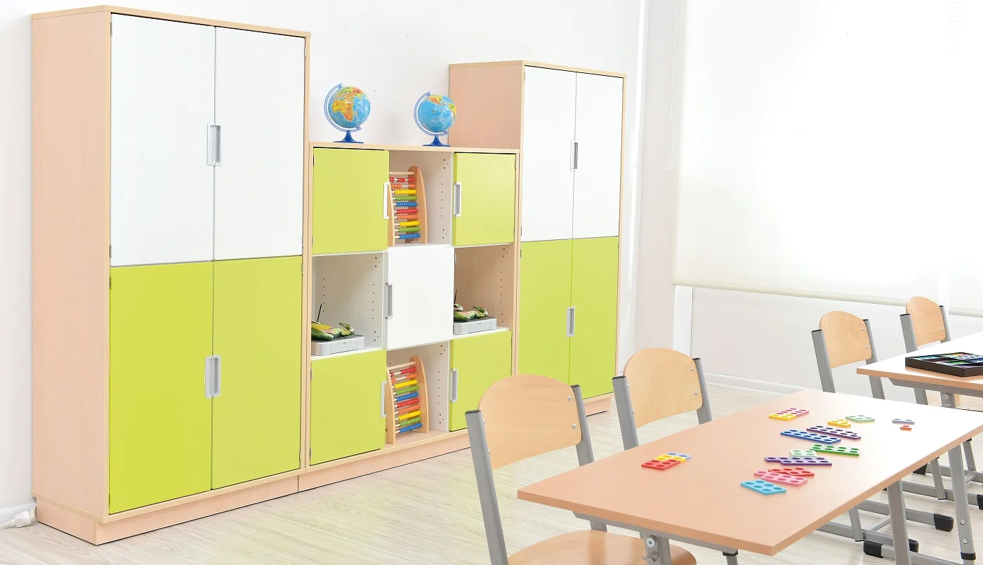 Aménagement salle de classe avec mobilier scolaire KIDEA