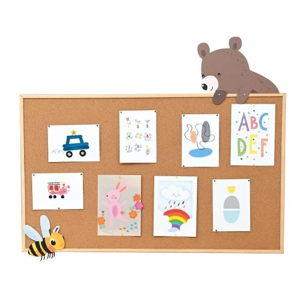 Panneau d'affichage liège crèche