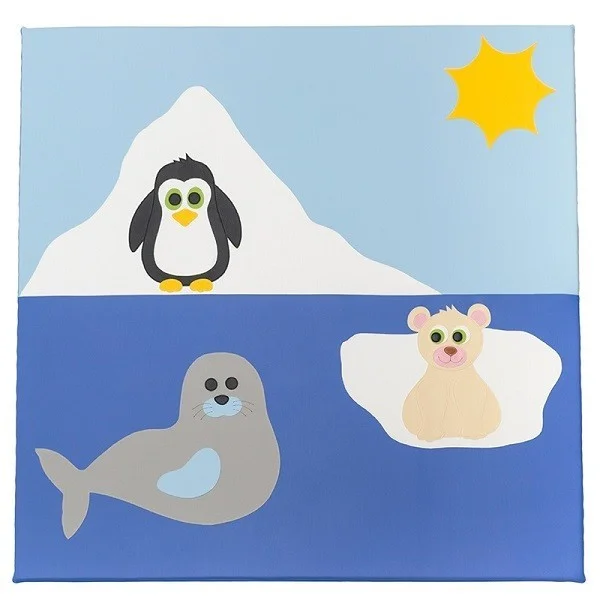 Tapis psychomotricité bébé KIDEA avec décorations ludiques
