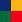 Bleu foncé - jaune - vert foncé et rouge