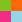 Rose - orange - bleu clair et vert clair