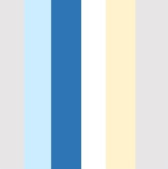 Gris clair - bleu clair - bleu - blanc - beige et gris clair