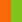 Orange et vert clair